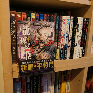 A4漫画加厚展示架A5隔断展示架图书馆书架书店书托架悬挂书架