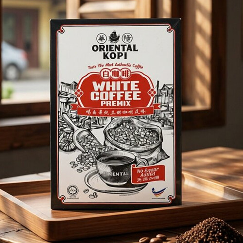 马来西亚白咖啡ORIENTAL/华阳三合一速溶咖啡经典原味榛果味咖啡