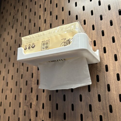 纸巾架餐巾纸盒适配宜家孔洞洞板