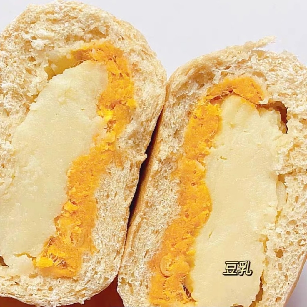 清淡全麦欧包豆乳肉松芋泥红豆南瓜麻薯摩卡奶酪健康早餐速食100