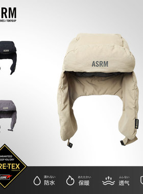 ASRM滑雪帽GTX风雪帽护耳防水透气保暖骑行跑步滑雪登山帽冬男女