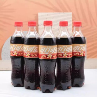 可口可乐经典香草味碳酸饮料瓶装500ml多瓶装家庭装香草味汽水