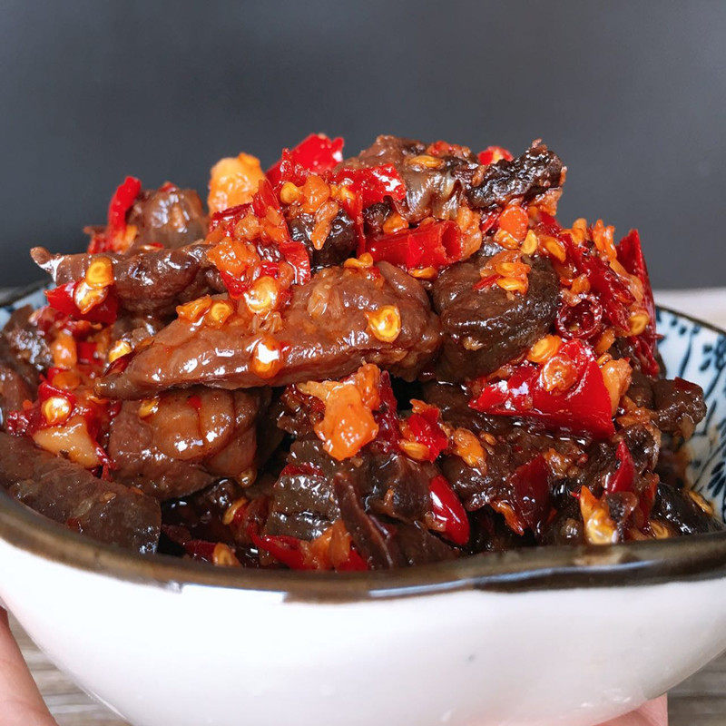 竹乡飘飘农家自制香辣猪肺辣椒酱拌饭拌面拌粉开胃下饭菜420克装