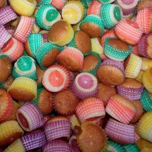 迷你小蛋糕仔一口福多彩冰淇淋小蛋糕散装整箱8斤甜点景区自助