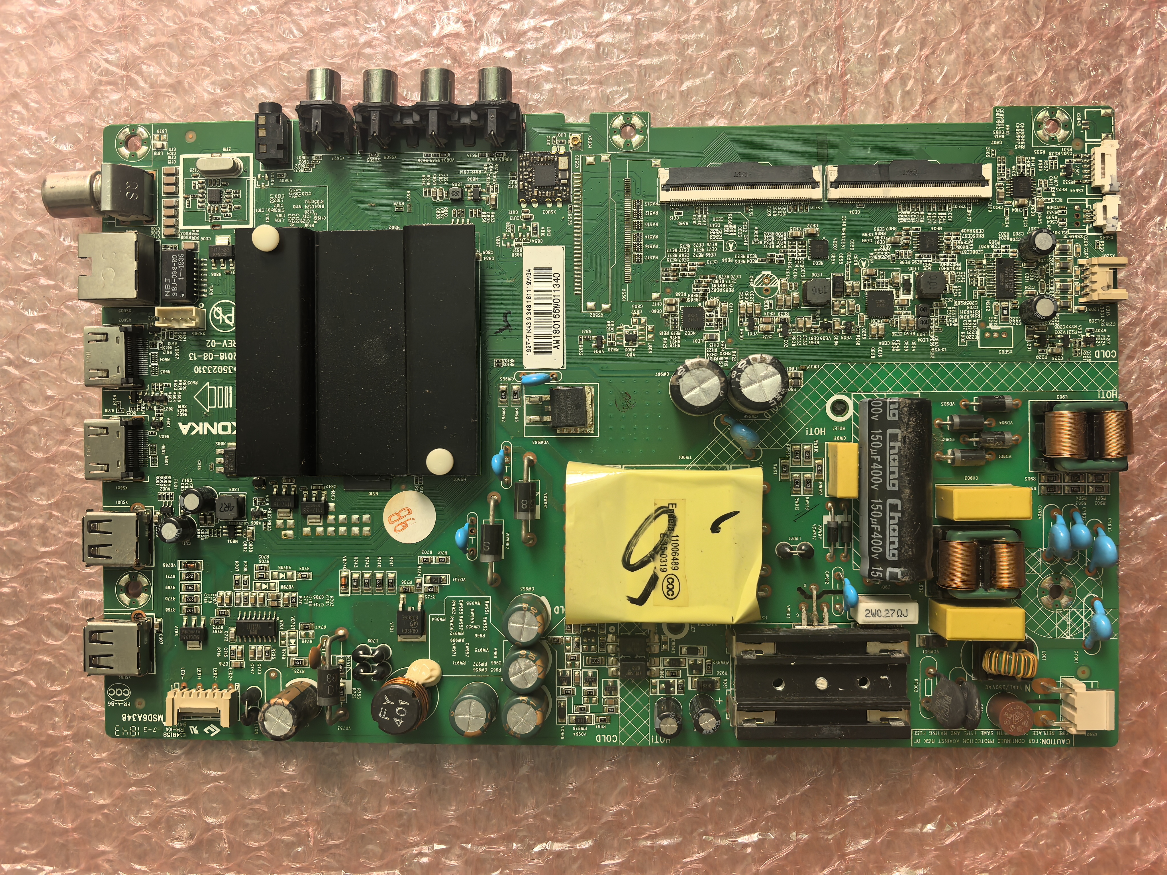 康佳K43主板35023310配屏72001997YT 1997YT