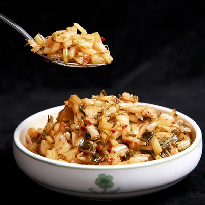 湖北特产长杆白菜腌菜