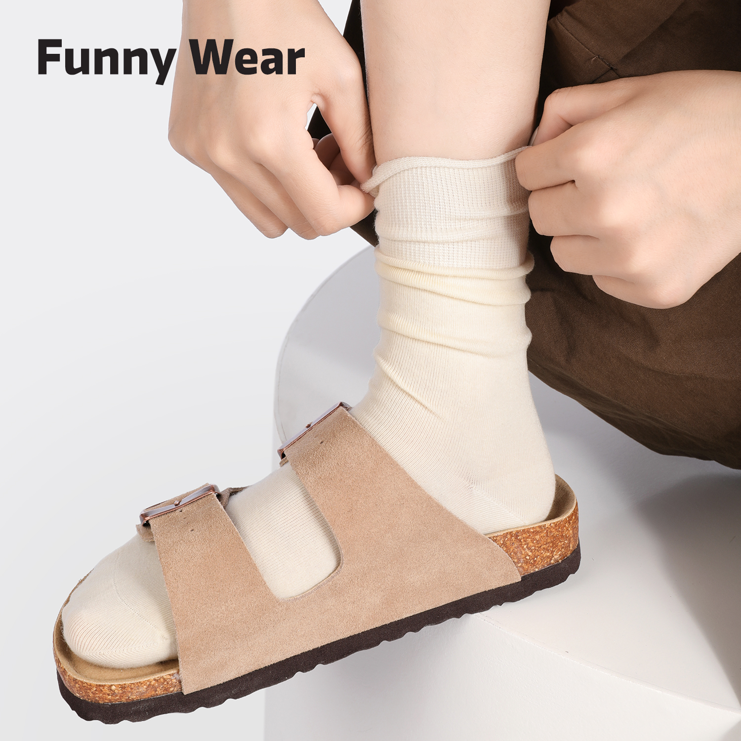 袜子女堆堆袜春秋中筒袜棉