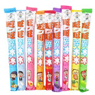 旺旺碎冰冰冰果味饮料碎碎冰棒棒冰冰淇淋混合口味儿童休闲零食