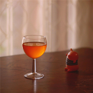 复古法式小酒馆杯星球杯巴黎小酒馆玻璃杯高脚杯红酒杯精致水杯