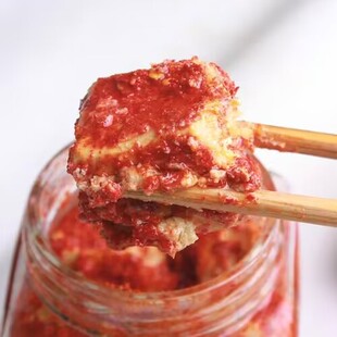 安徽黄山豆腐乳农家制作软款腐乳下饭菜辣酱腐乳300g