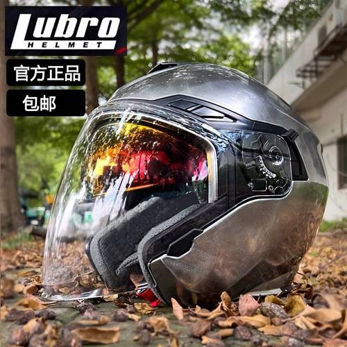 路霸摩托车头盔男女机车3/4半盔