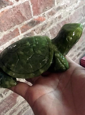 玉石龟仿真可爱乌龟摆件长寿龟