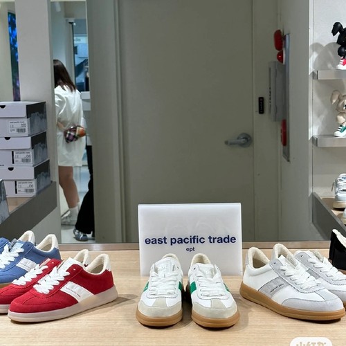 出口韩国订单EPT德训鞋男女同款休闲运动鞋头层牛皮巨舒服