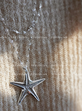 YOUJUclub-银色海星~极简风小众