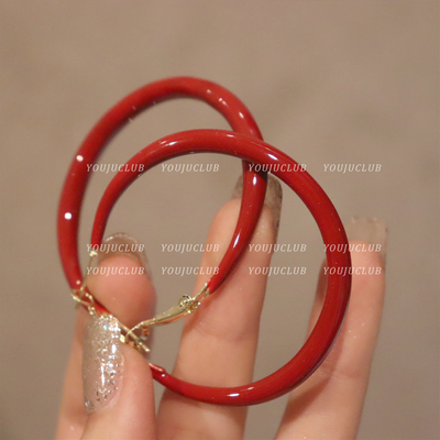 精致显脸小气质时髦几何素圈耳钉