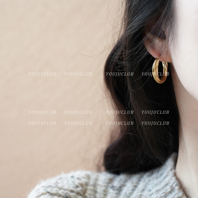 韩国时尚通勤百搭日常潮酷耳饰