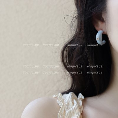 高级感简约冷淡风甜酷耳环