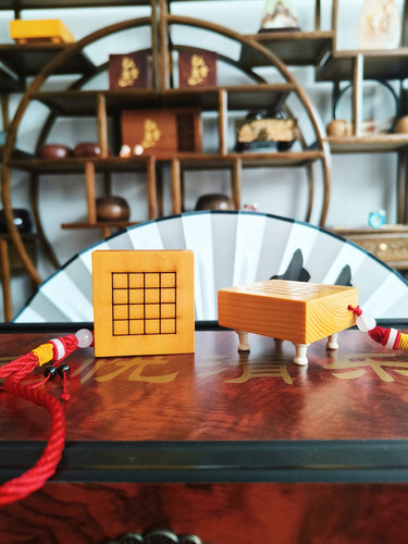 弘弈堂实木围棋挂件挂饰