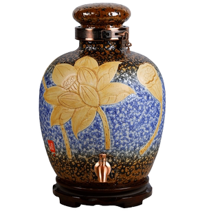 陶瓷酒坛子10斤30斤50斤坛子大酒壶酿泡酒瓶酒缸酒桶密封私藏坛子