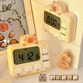 卡皮巴拉计时器学生自律神器学生学习专用定时器时间管理电子闹钟