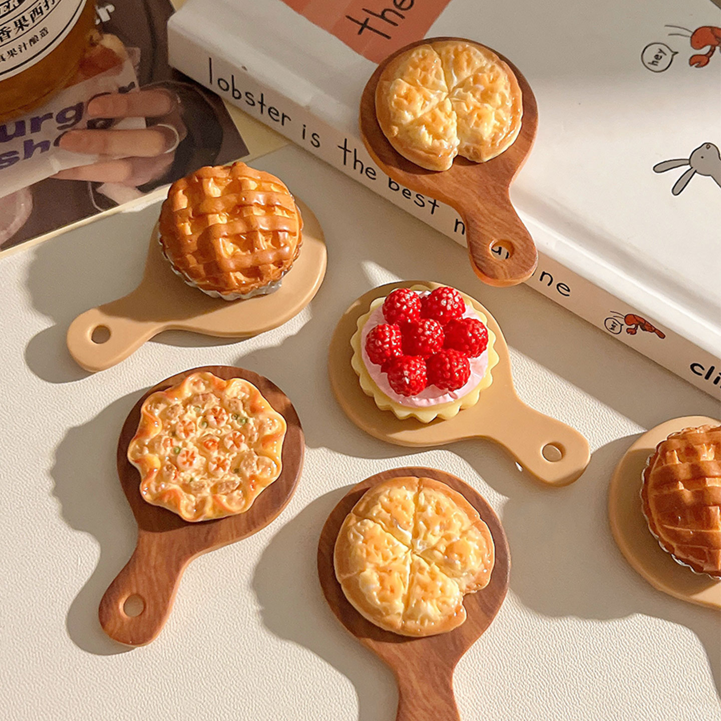 仿真食玩冰箱贴面包披萨磁力贴