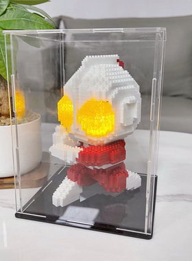 奥特曼小怪兽系列微型小颗粒成人拼装DIY中国积木送男孩生日礼物