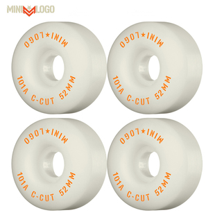 MINI 专业动作硬轮子刷街全能软轮双翘滑板四轮美国进口品牌 LOGO