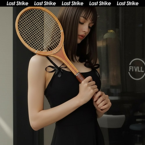 LastStrike赫本风小黑裙网球裙
