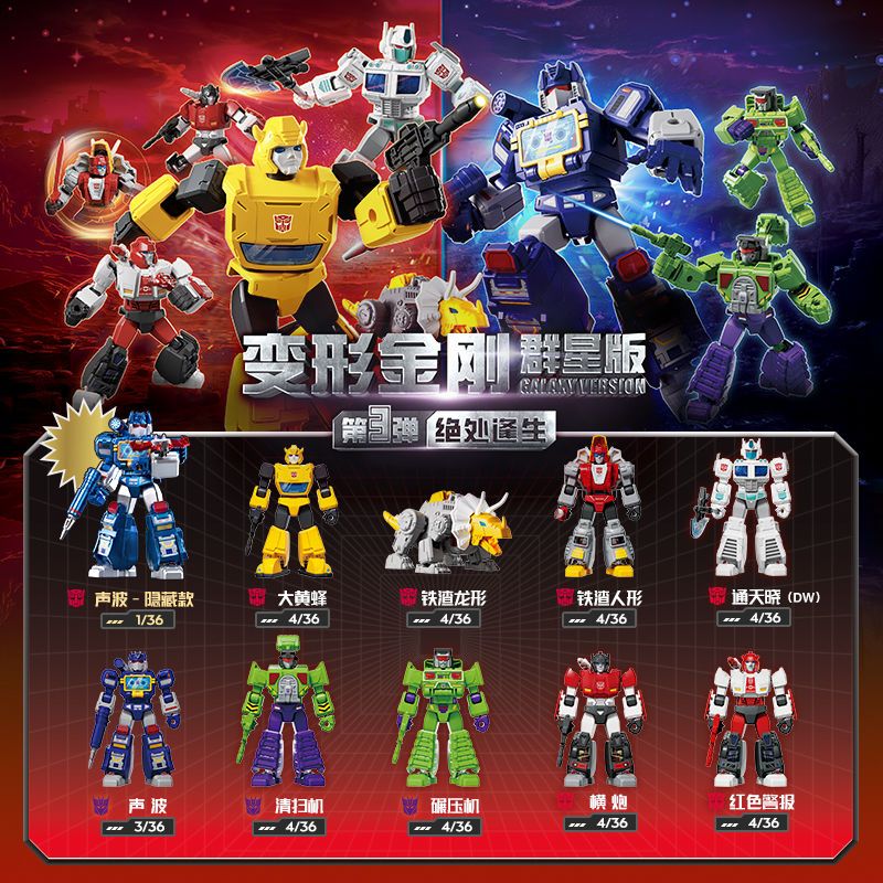 布鲁可变形金刚积木人群星版第三图片