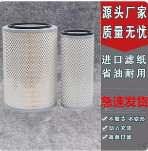 适配K2840三一搅拌车日野500泵车C8罐车P11C金龙客车空气滤芯格心