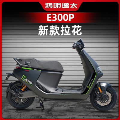 九号E300P改装车身版花贴纸