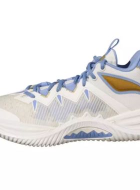 李宁反伍暴风LOW低帮篮球鞋男白色专业运动鞋