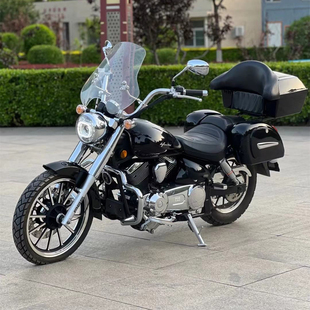 力帆V16复古V型双缸巡航250太子奔达金吉拉300水冷美式哈雷摩托车