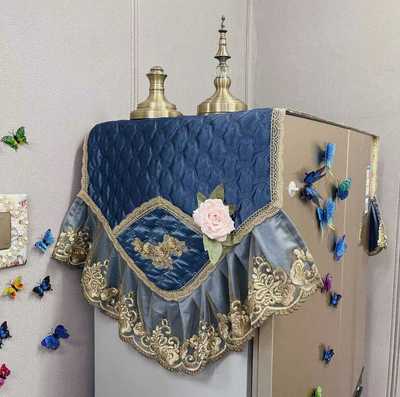 轻奢微波炉高档2024新款冰箱盖布