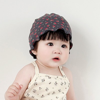 宝宝帽子莫代尔双层男女儿童帽子