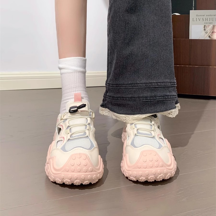 回力厚底丑萌凉鞋女2025新款