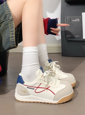 回力德训鞋女2026新款夏季学生百搭鞋子小众原创女鞋休闲厚底板鞋