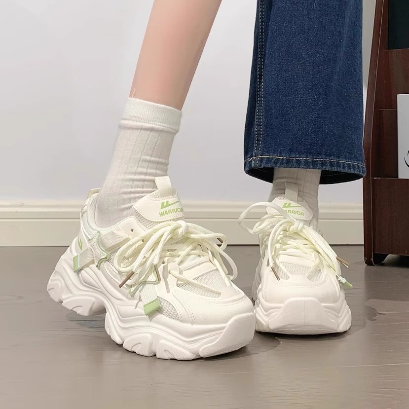 回力厚底老爹鞋女2025新款爆款