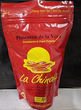 西班牙奇纳蒂贝热辣拉烟熏辣椒粉la chinata辣味海鲜饭红椒粉500g