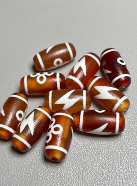 天然玛瑙天珠吊坠女款粉色水晶项链锁骨链挂件饰品礼物