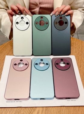 适用荣耀x60pro手机壳x70i保护套防摔X60GT镜头全包小众x50por防滑x六十手机套荣耀X40磨砂紫色x30