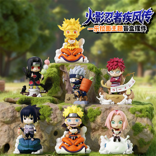 正版火影忍者疾风传一乐拉面主题盲盒摆件可爱动漫周边手办摆件