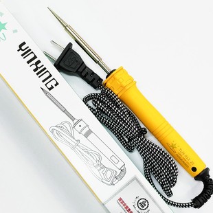 银星012款 纯铜马蹄头烫花尖头合金刀头焊接 电烙铁50W烙铁内热式