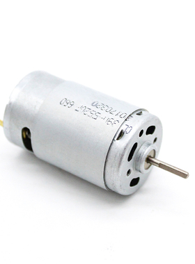 长轴390电机2.3mmd字轴模型船马达微型减速玩具车配件大扭力diy