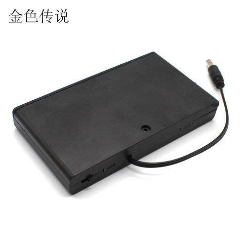 5号8节带盖带开关diy12v电池盒
