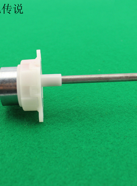 白色圆形300减速电机(盲孔轴) 低速 长轴 微型直流马达太阳能电机