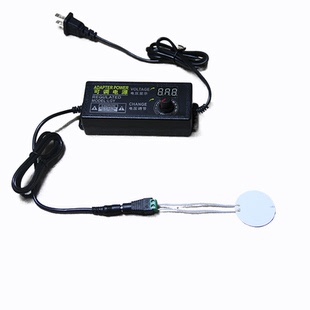 小型陶瓷发热片圆形14mm20mm3v5v12v 500度 迷你调温可干烧40℃