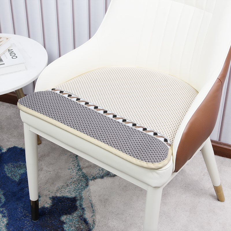 三明治简约现代拼接椅垫防滑