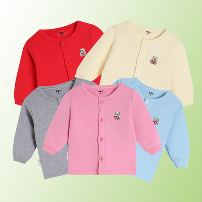 鸡仔唛新生婴儿内衣羊毛开衫