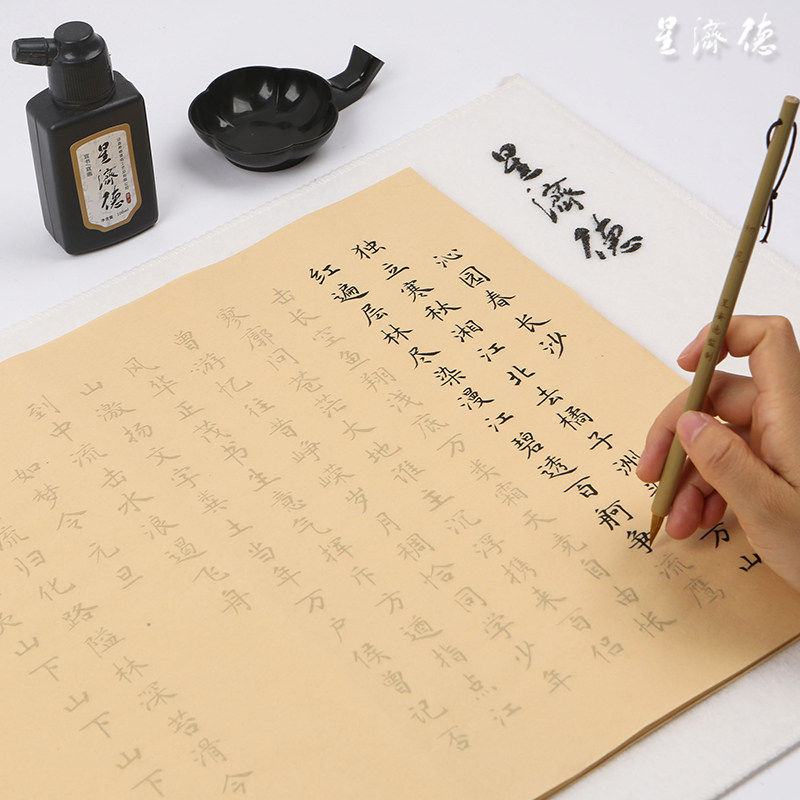 星济德 毛主席诗词精选41首毛笔小楷字帖描红宣纸楷书初学者书法